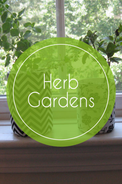 herb gardens and indoor gardens